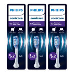 3x Philips Sonicare Opzetborstels G3 Premium Gum Care Wit HX9052/87 - 74.86 euro