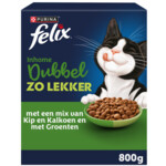 Felix Kattenvoer Droog Dubbel Zo Lekker Inhome Kip & Kalkoen 800 gr