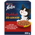 Felix Kattenvoer Droog Dubbel Zo Lekker Adult Rund & Kip - 3.79 euro