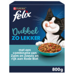Felix Kattenvoer Droog Dubbel Zo Lekker Adult Zalm & Zeevis - 3.79 euro