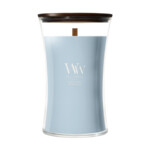 WoodWick  Lakeside Mist Large Candle Blauw