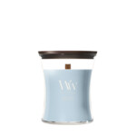 WoodWick  Lakeside Mist Medium Candle Blauw