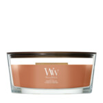 WoodWick  Pumpkin Praline Ellipse Candle Oranje