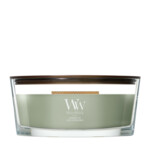WoodWick  Verdant Fig Ellipse Candle Groen