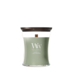 WoodWick  Verdant Fig Medium Candle Groen