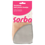 Sorbo Stofdoek met Poets Hoekje  38x38cm - 1.59 euro