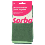 Sorbo Microvezeldoek 100% Recycled 38x38cm - 1.85 euro