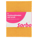 Sorbo Huishouddoekjes met Scrub 25x35cm