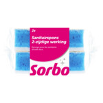 Sorbo Sanitairspons 2-Zijdige Werking
