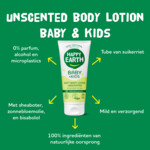 Happy Earth Baby & Kids 100% Natuurlijke Body Lotion Parfumvrij - 9.89 euro