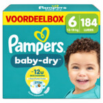 4x Pampers Baby Dry Luiers Maat 6 (13-18 kg) - 55.05 euro