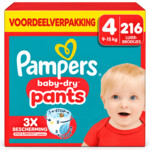 2x Pampers Baby Dry Luierbroekjes Maat 4 (9-15 kg) - 49.21 euro