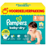 3x Pampers Baby Dry Luiers Maat 3 (6-10 kg) - 47.99 euro