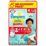 4x Pampers Premium Protection Luierbroekjes Maat 4 (9-15kg) - 43.58 euro