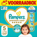 4x Pampers Premium Care Luiers Maat 5 (11-16 kg) - 56.88 euro