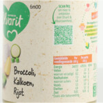 6x Olvarit Maaltijd 6m Broccoli Kalkoen Rijst - 11.83 euro