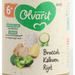 6x Olvarit Maaltijd 6m Broccoli Kalkoen Rijst - 11.83 euro