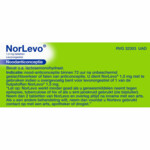 Norlevo Morning Afterpil Noodanticonceptie - 15.95 euro