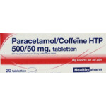 Healthypharm Paracetamol Coffeïne 500/50 mg  20 tabletten