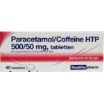 Healthypharm Paracetamol 500mg Coffeine   40 tabletten