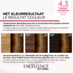 L'Oréal Excellence Crème Permanente Crèmekleuring 4.3 Midden Goudbruin - 17.05 euro