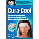 Be Cool Cura-cool Migraine Strips   4 stuks