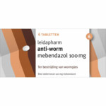 Leidapharm Anti-worm Mebendazol 100 mg  6 tabletten