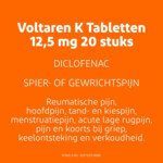 Voltaren K 12,5 mg - 3.59 euro
