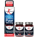 3x Lucovitaal Melatonine 100mcg DUO Pack - 15.58 euro