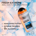 6x L'Oréal Men Expert Deodorant Roller Fresh Extreme - 16.38 euro