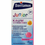 Davitamon Junior 3+ Kauwvitamines Framboos