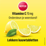Roter Vitamine C 70 mg Citroen - 6.99 euro