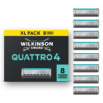 3x Wilkinson Quattro Essential 4 Sensitive mesjes