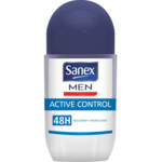 Plein <b>6x</b> Sanex Deodorant Roller Men Active Control aanbieding