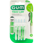 GUM Trav-Ler Ragers Groen 1.1mm  blister à 4 stuks