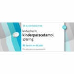 Leidapharm Kinderparacetamol 120 mg  10 kauwtabletten