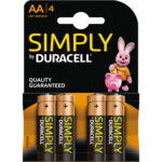 Duracell Simply AA  4 stuks