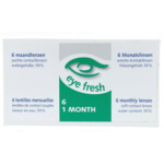 Eye Fresh zachte maandlenzen 6-pack  -1,50