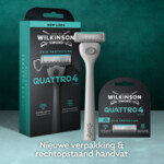 Wilkinson Scheermesjes Quattro Titanium Sensitive - 9.25 euro