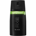 6x Axe Deodorant Bodyspray Black Compressed - 6.86 euro