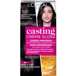 Plein L'Oréal Casting Crème Gloss Haarkleuring 100 Black Caviar - Diepzwart aanbieding