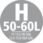 Brabantia PerfectFit Vuilniszak met Trekbandsluiting Code H 50-60 Liter 10 zakken - 3.94 euro
