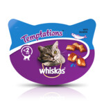 Whiskas Snack Temptations Zalm  60 gr