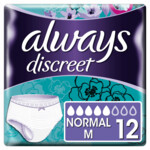 Always Discreet Underwear Normal M  12 stuks