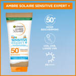 Garnier Ambre Solaire Sensitive Expert+ Kids Zonnebrandmelk SPF 50+ Reisformaat - 4.99 euro