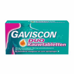 Gaviscon Duo Kauwtabletten  24 stuks
