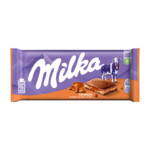 3x Milka Chocoladereep Caramel  100 gr