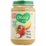 6x Olvarit Fruithapje 12m Appel Perzik Mango - 12.4 euro