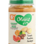 6x Olvarit Maaltijd 6m Tomaat Rundvlees Aardappel Wortel - 11.83 euro