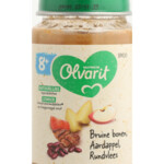 Olvarit Maaltijd 8m Bruine bonen Appel Rundvlees Aardappel - 2.09 euro